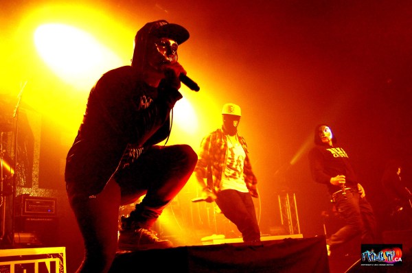 HOLLYWOOD UNDEAD L-R Danny, Funny Man, Johnny 3 Tears
