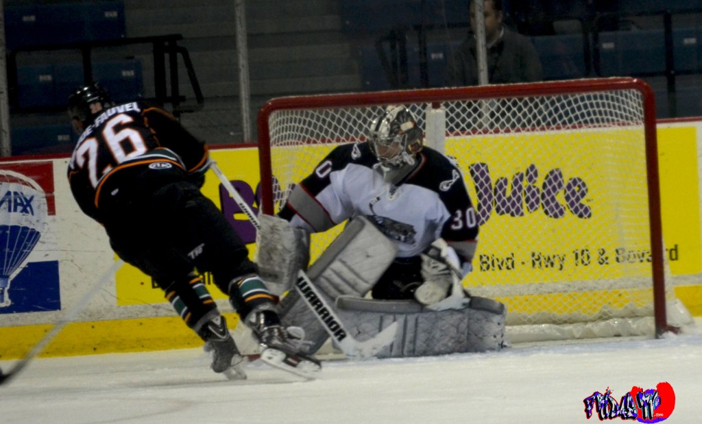 BRAMPTON BEAST - GOALIE KRIS WESTBLOM - MONDAY DECEMBER 30TH 201