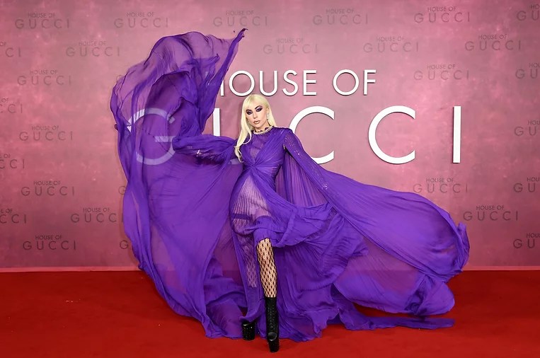Lady Gaga attends the UK Premiere Of "House of Gucci" at Odeon Luxe Leicester Square on November 09, 2021 in London, England. (Photo by Gareth Cattermole/Getty Images for Metro-Goldwyn-Mayer Studios and Universal Pictures )